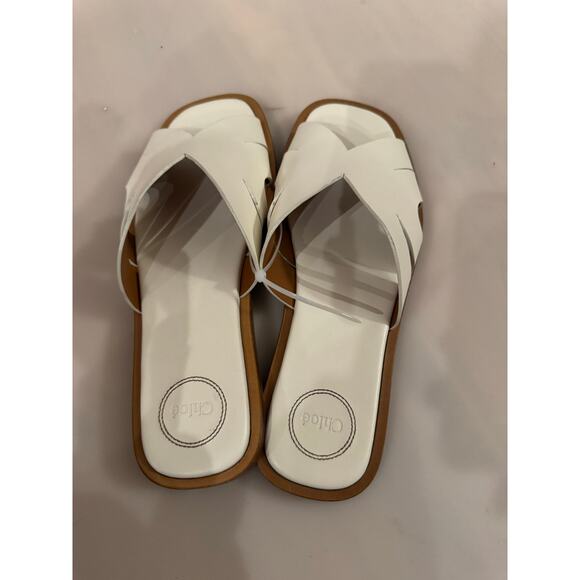 White Ankle Strap Sandals for Women | Nordstrom Chloé Lucille White Leather Sandals - Women\'s Size 11